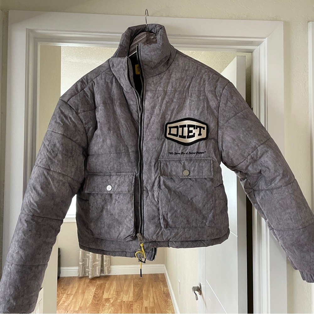 Diet Starts Monday Gray Men's Jacket